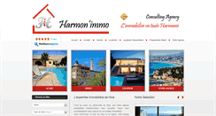 Desktop Screenshot of en.harmonie-immobilier-nice.com